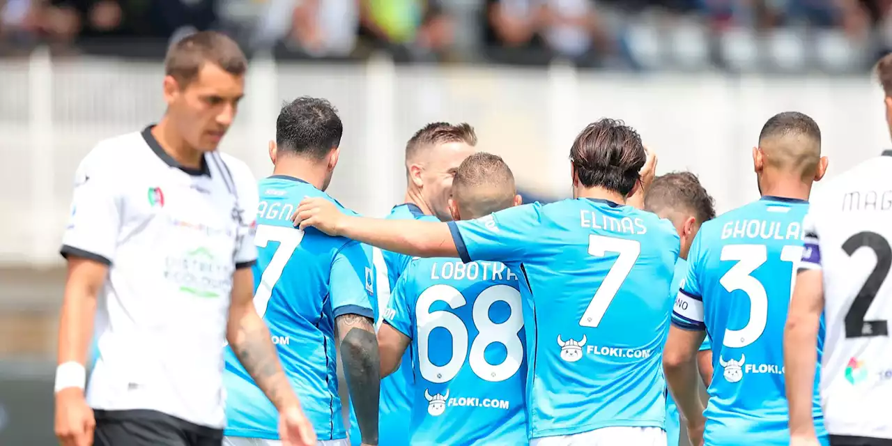 Il Napoli chiude con un tris: Spezia battuto 3-0 al 'Picco'