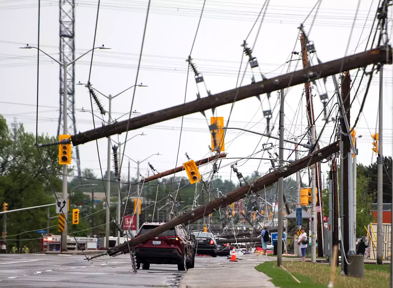 Deadly thunderstorm complex cuts power to nearly a million in Canada