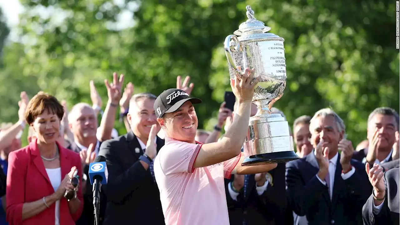 Justin Thomas wins 2022 PGA Championship after dramatic three-hole playoff