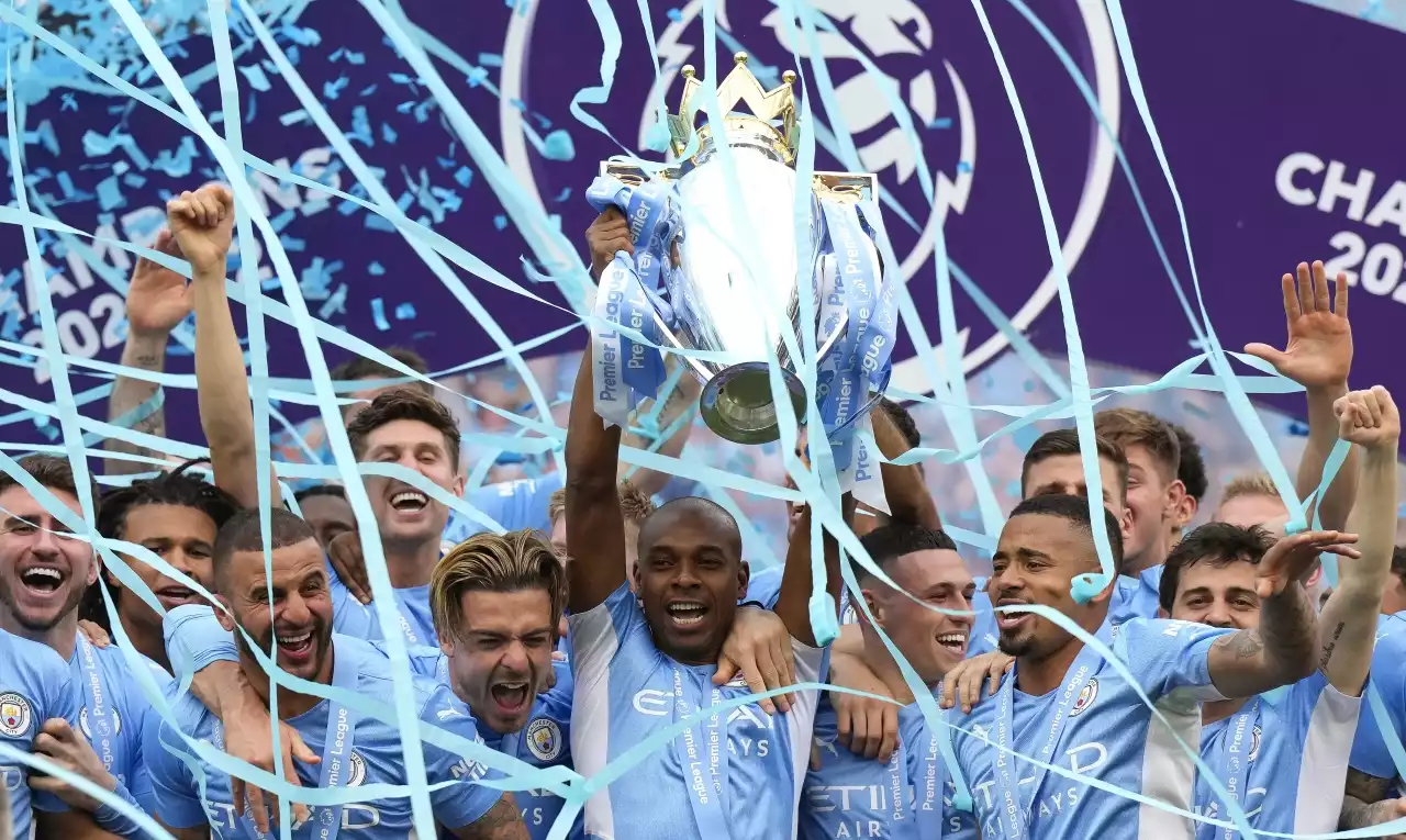 FOOTBALL: Man City fight back against Villa to be crowned Premier League champs