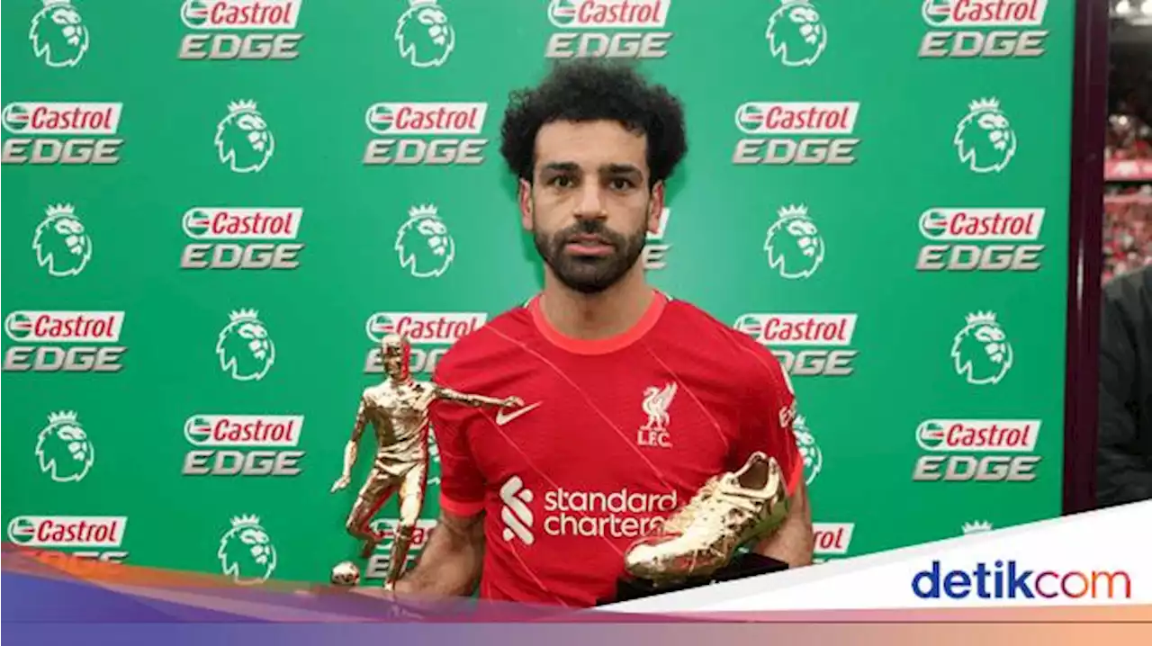 Foto: Son Vs Salah, Beda Ekspresi Terima Sepatu Emas Liga Inggris