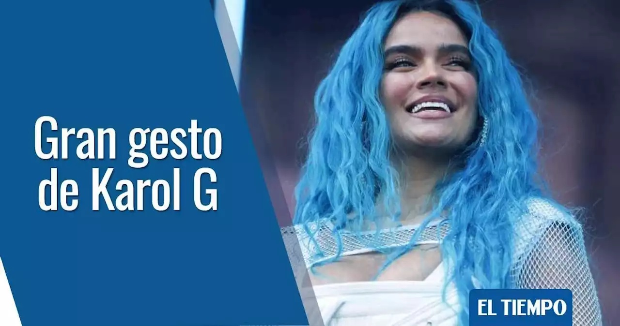 Karol G premió a un fan que no pudo ir a su concierto