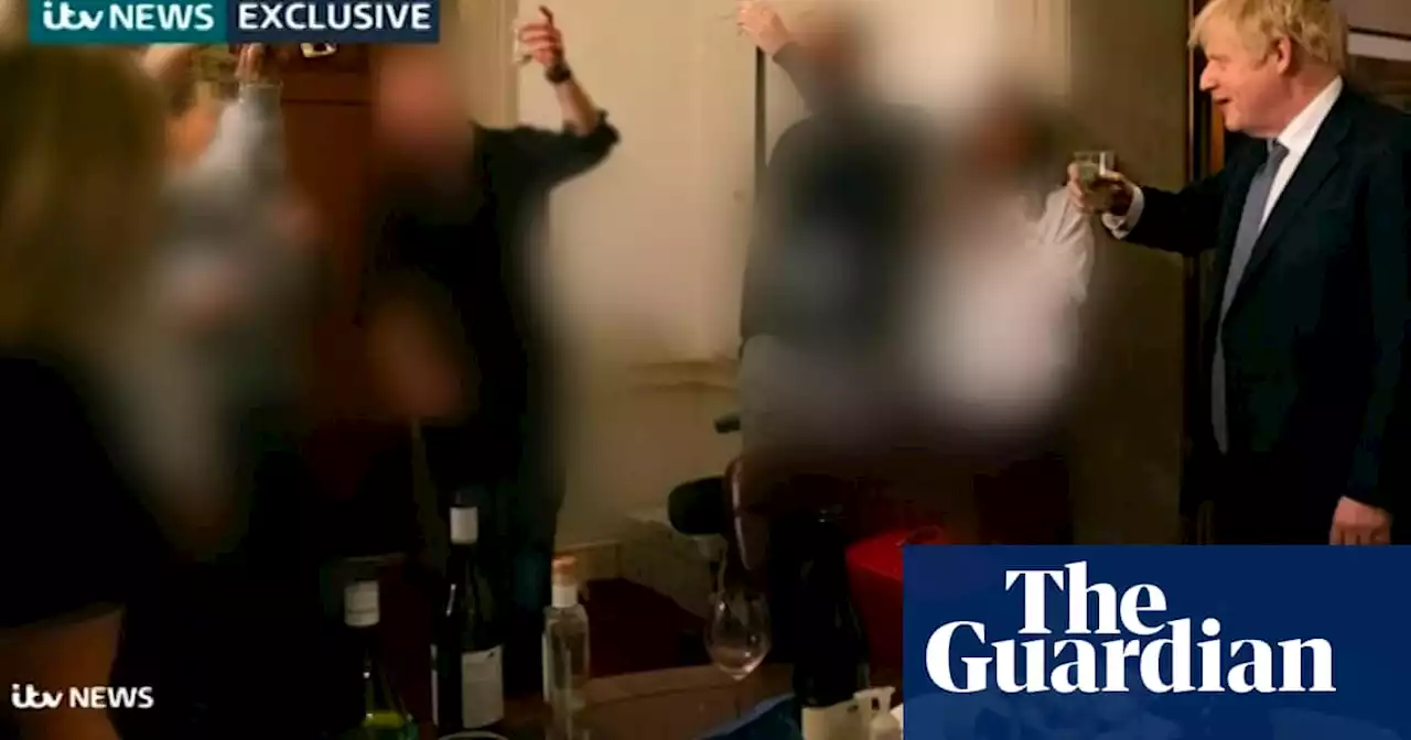 Photos show Boris Johnson with glass of wine at No 10 party he was not fined for