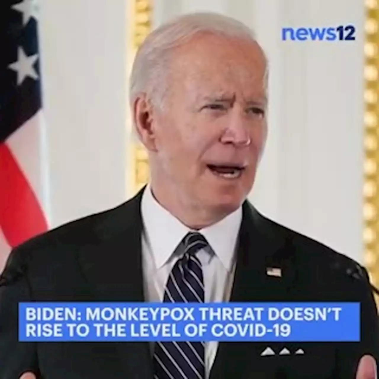 Biden: Monkeypox threat doesn't rise to level of COVID-19