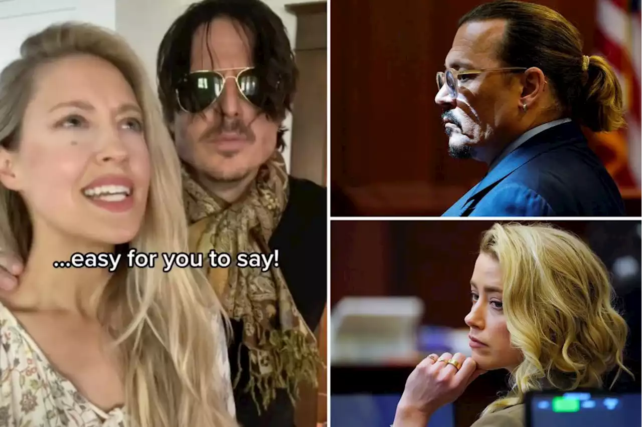 Johnny Depp & Amber Heard look-alikes troll court of public opinion