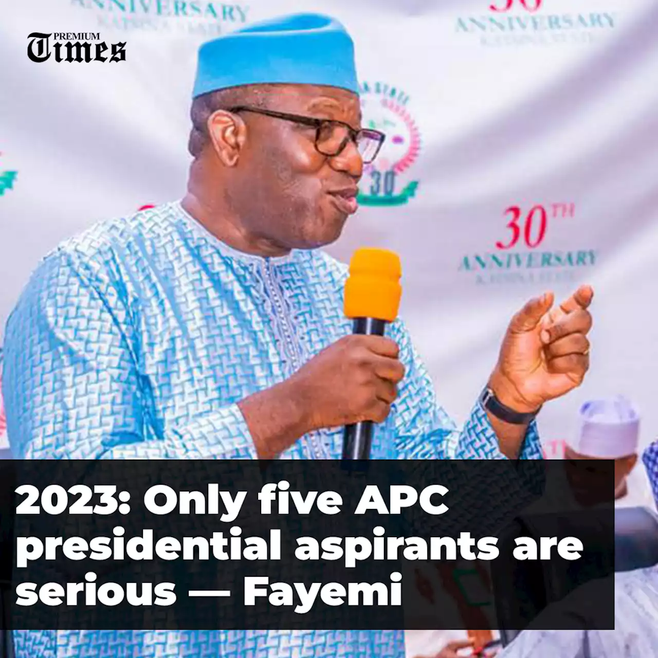 2023: Only five APC presidential aspirants are serious — Fayemi