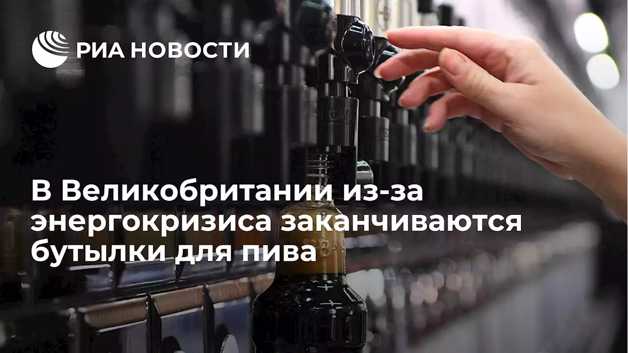 В Великобритании из-за энергокризиса заканчиваются бутылки для пива