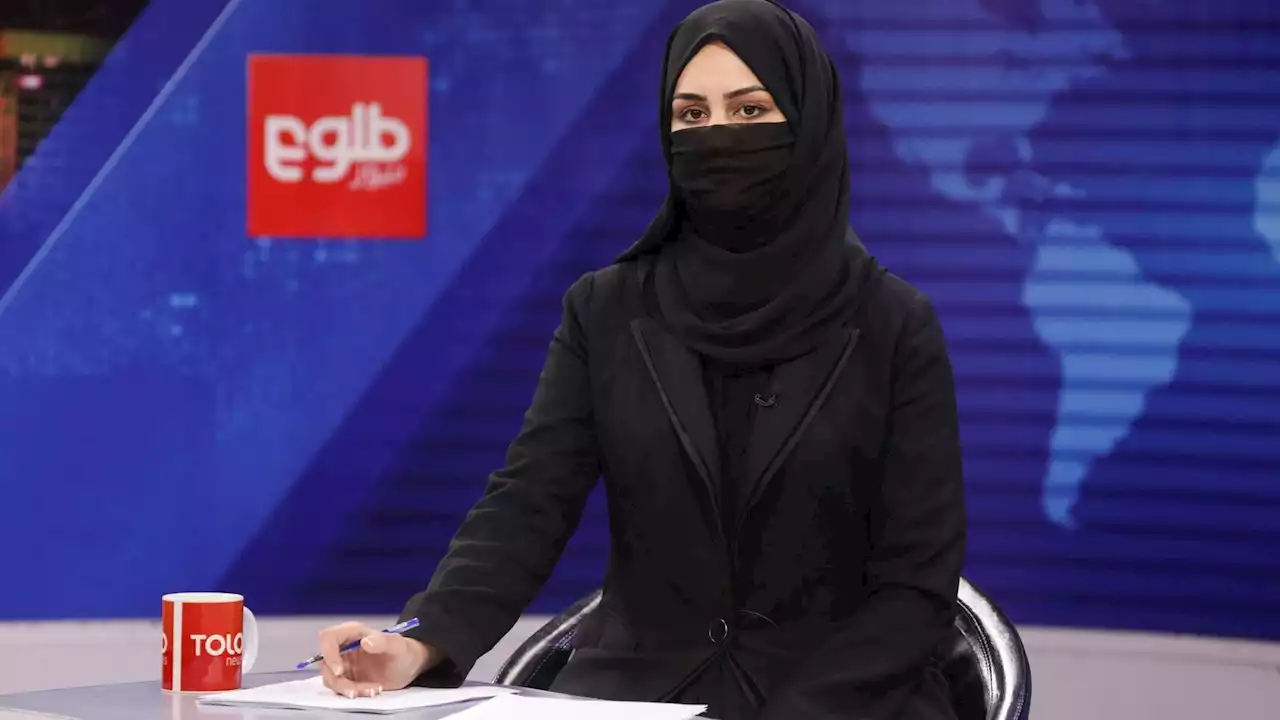 Afghanistan: Taliban force women newsreaders to wear face coverings - as male colleagues act in solidarity