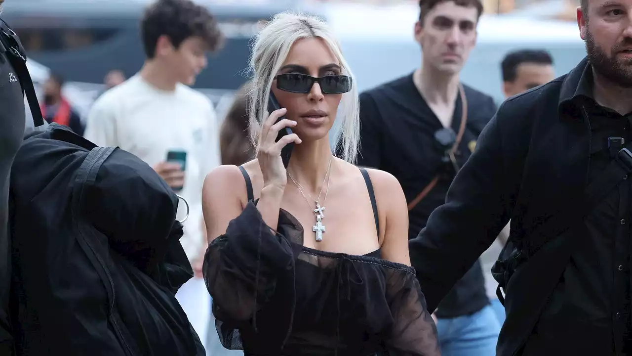 Is Kim Kardashian's New Manicure a Tribute to Pete Davidson?