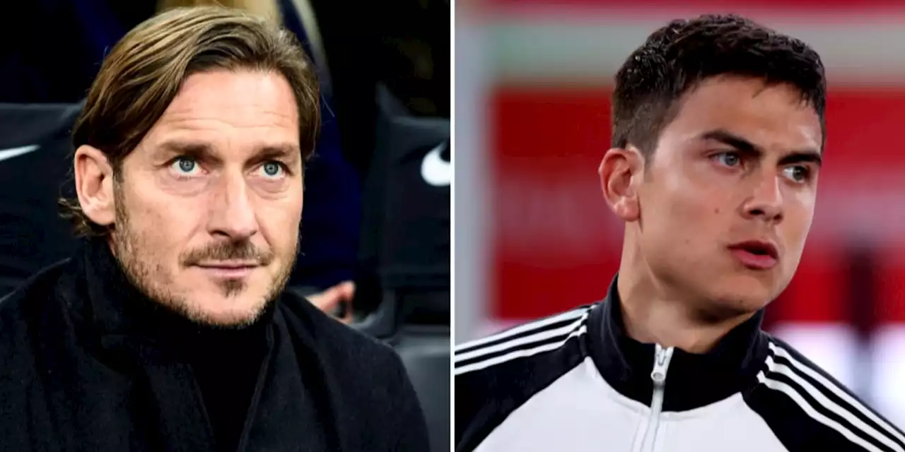 Totti: 'A Dybala la 10 della Roma la darei volentieri'