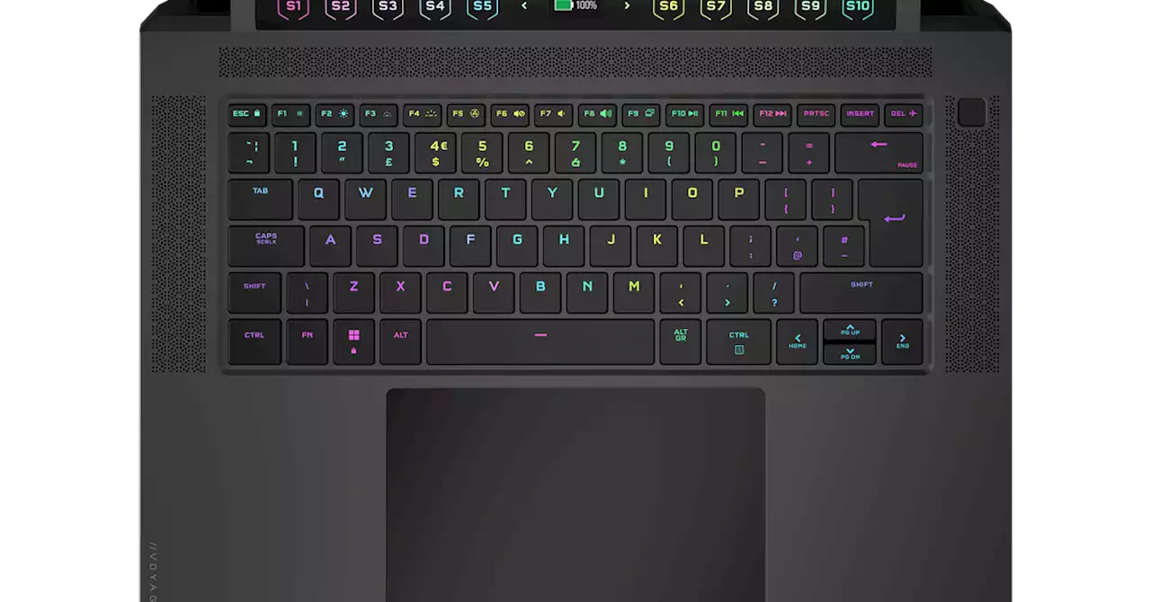 Corsair’s first-ever gaming laptop has a touch bar