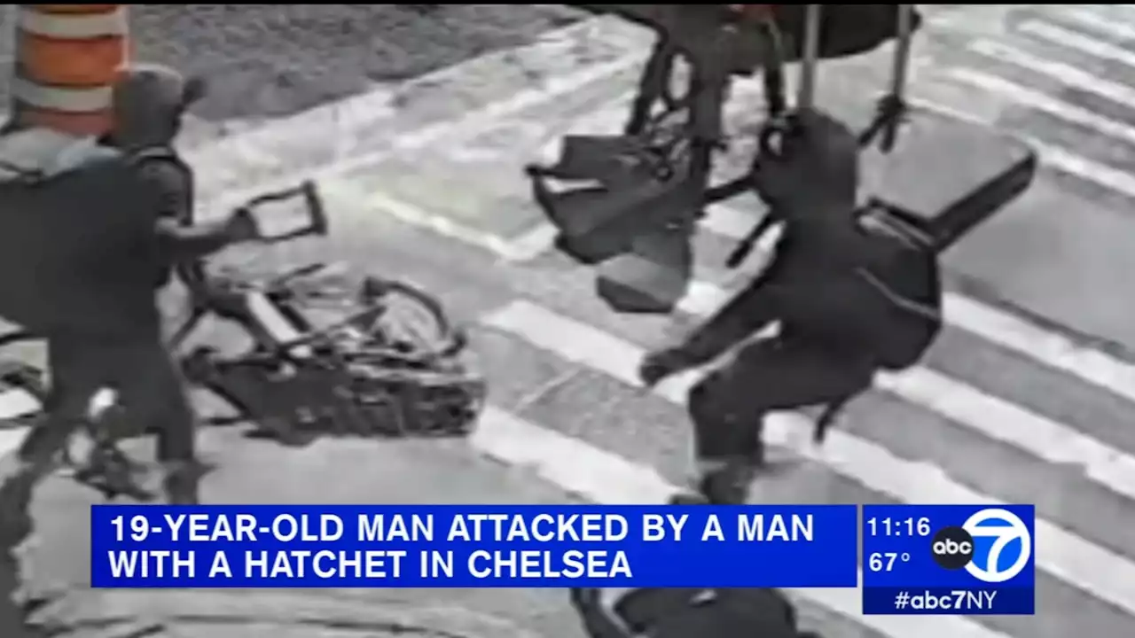 19-year-old man attacked by hatchet-wielding suspect in Flatiron District, Manhattan