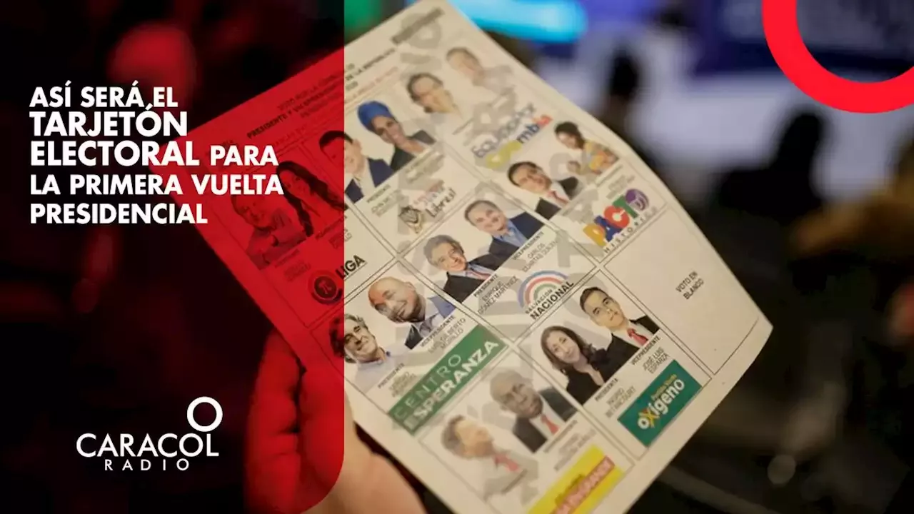 Conozca El Tarjetón Electoral Para La Primera Vuelta Presidencial Colombia Head Topics 9677