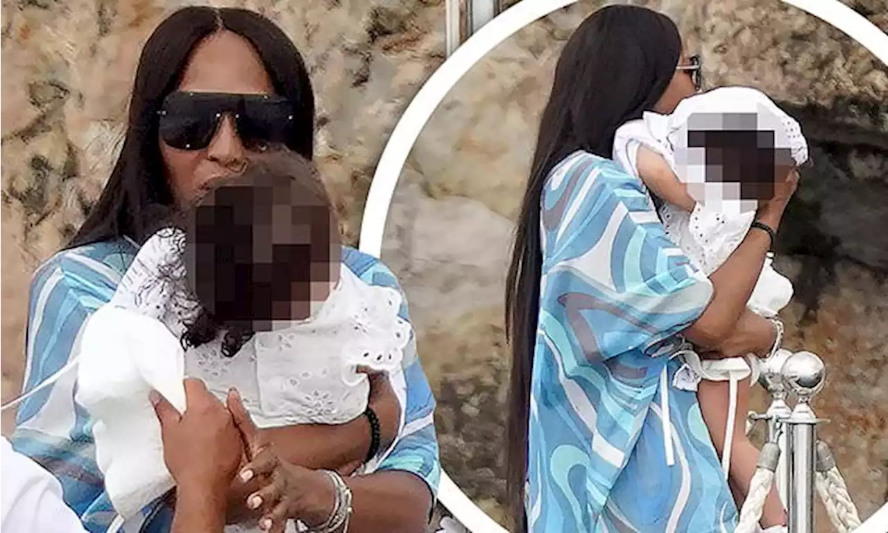 Naomi Campbell cradles rarely-seen baby during Cannes Film Festival