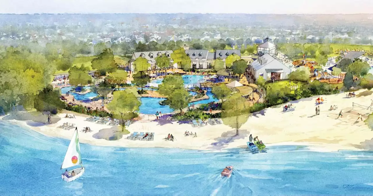 Midlothian development with lakeside beach to include about 8,500 single-family homes