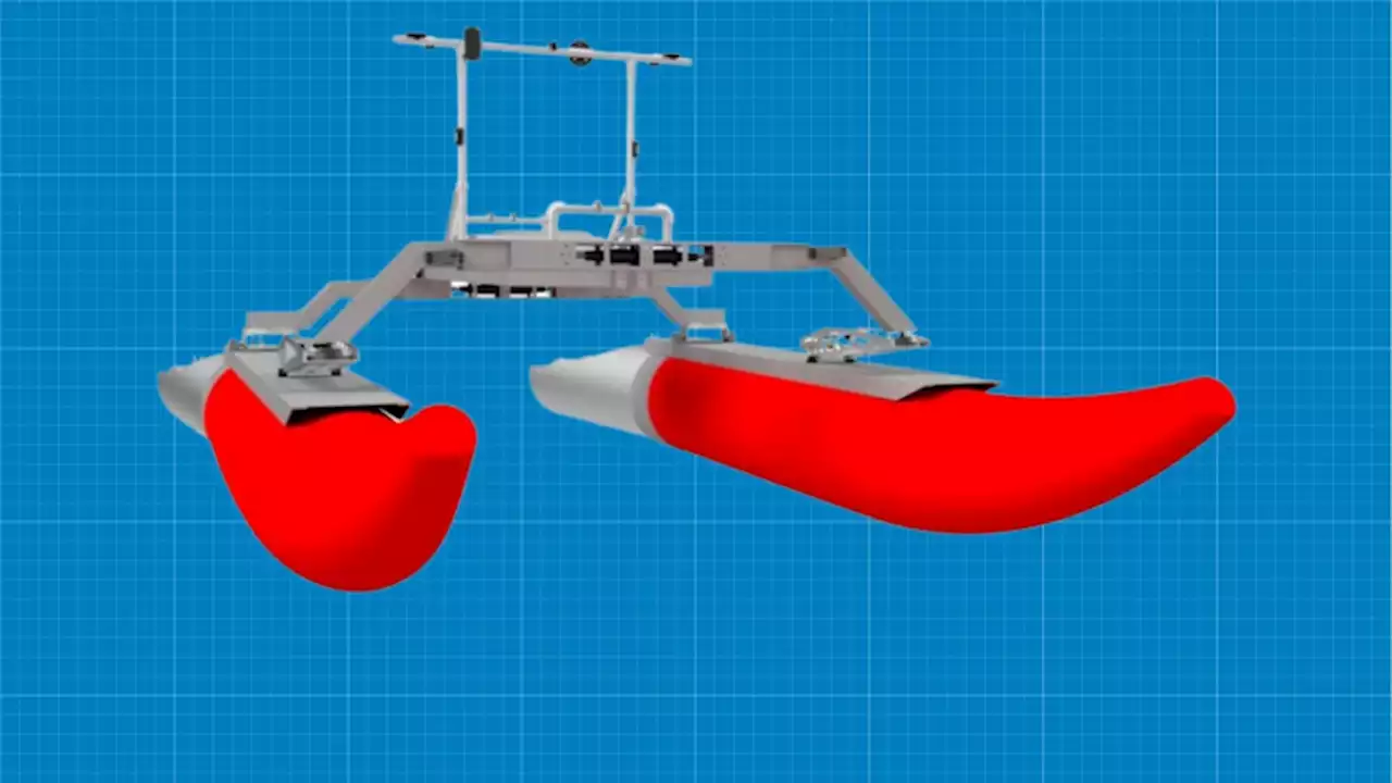 A new type of boat uses spider legs to slice through waves like butter