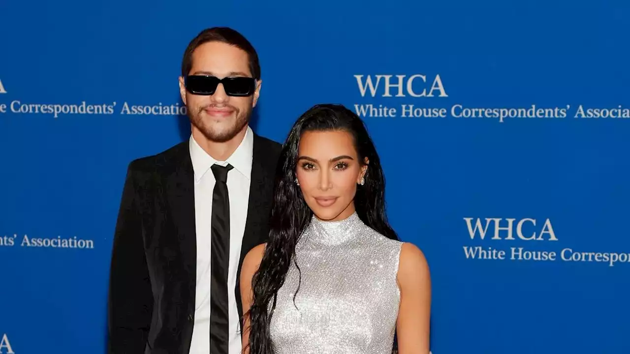 Kim Kardashian kept absent Pete Davidson close during Kourtney's wedding weekend