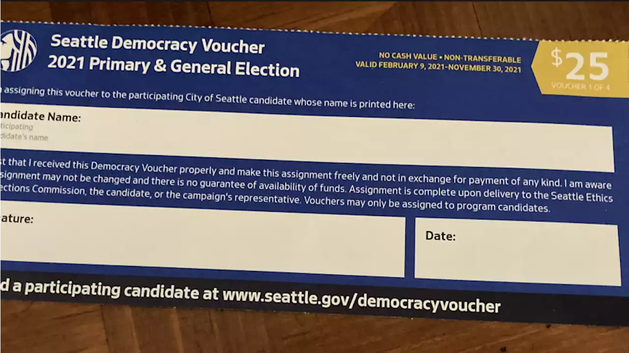 What Seattle's recent election reveals about the success of democracy vouchers