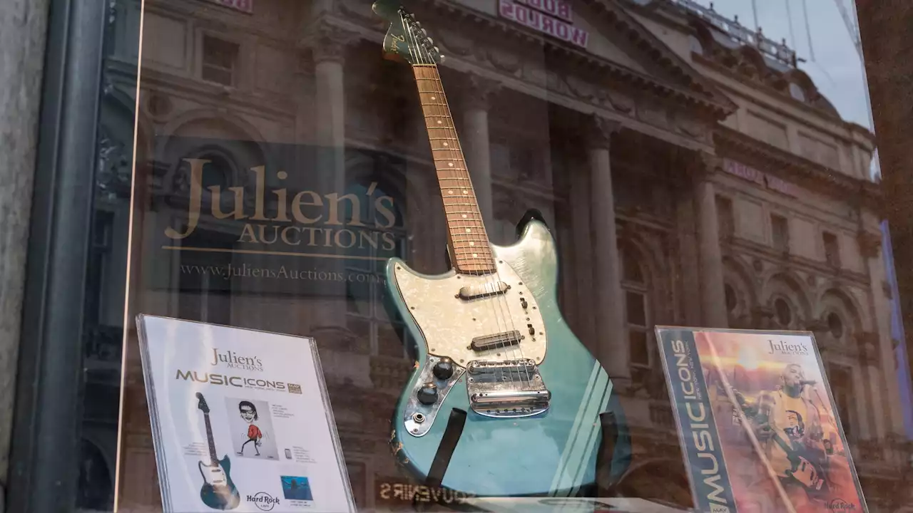 Kurt Cobain's ‘Smells Like Teen Spirit' Guitar Sells at Auction for $4.5M