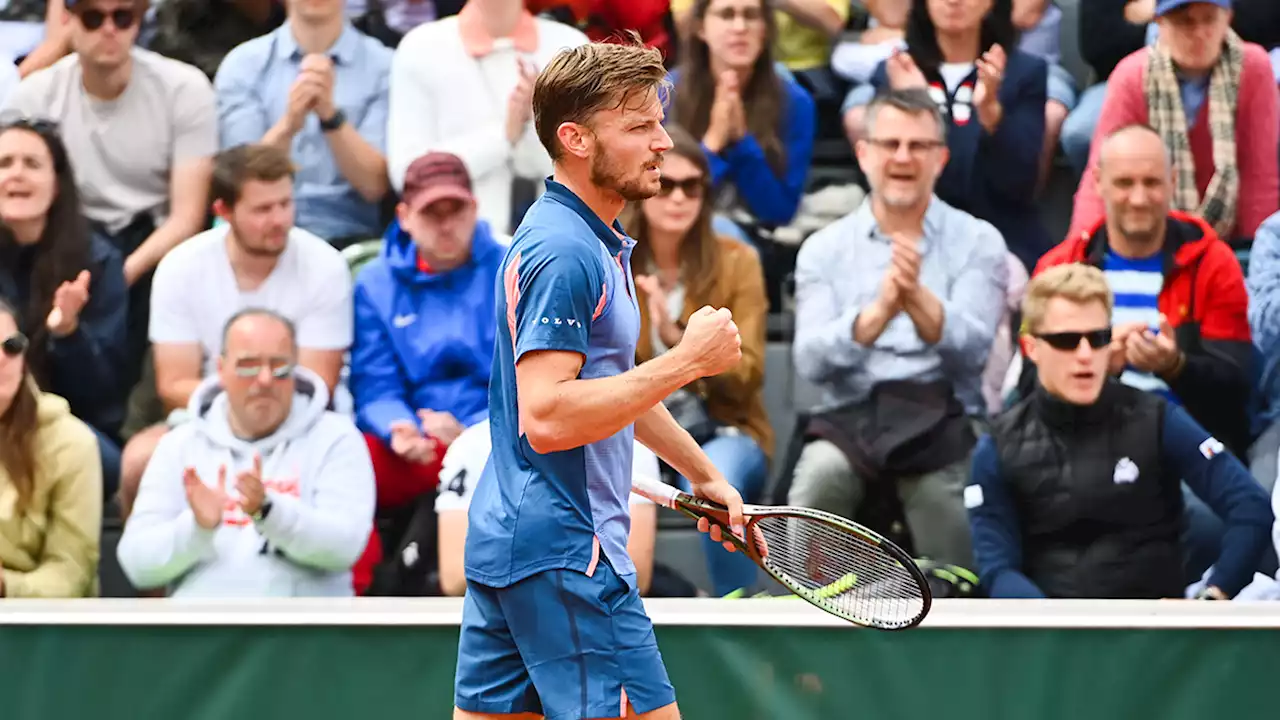 David Goffin confirme: le Liégeois remporte son premier match à Roland Garros