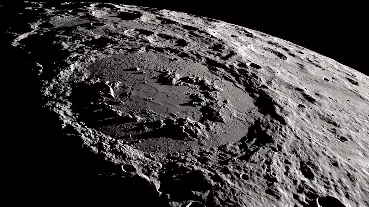 Ice at the moon’s poles might have come from ancient volcanoes