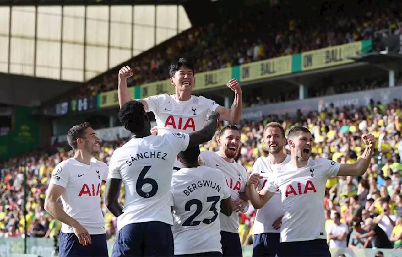 Hasil Norwich City vs Tottenham: Pesta 5 Gol, The Lilywhites Tembus Liga Champions