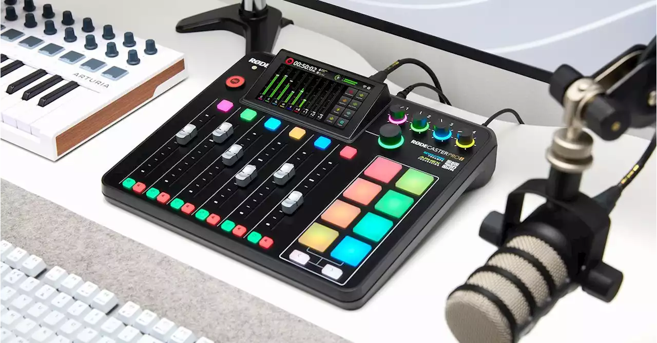 The Rodecaster Pro II is a slimmer, more customizable audio mixer