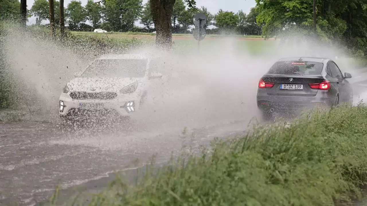 Örtlicher Starkregen und Gewitter durch Tief 'Finja'