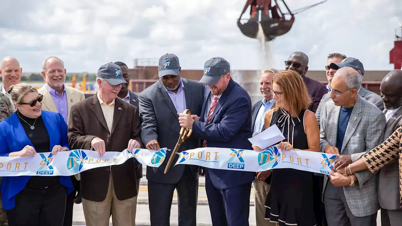 USACE, JAXPORT mark completion of harbor deepening project