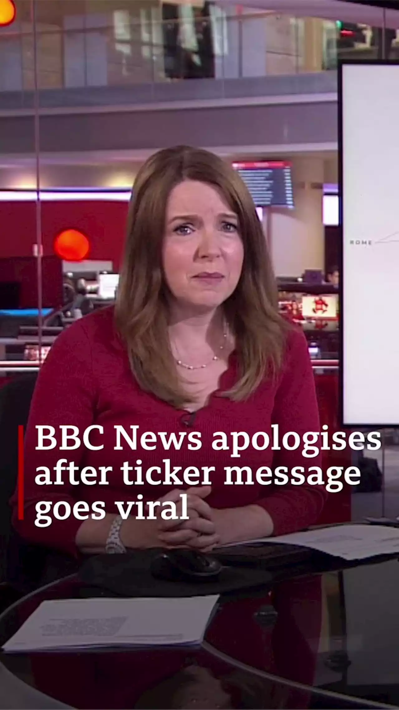 BBC apologises after 'Manchester United are rubbish' appears on screen