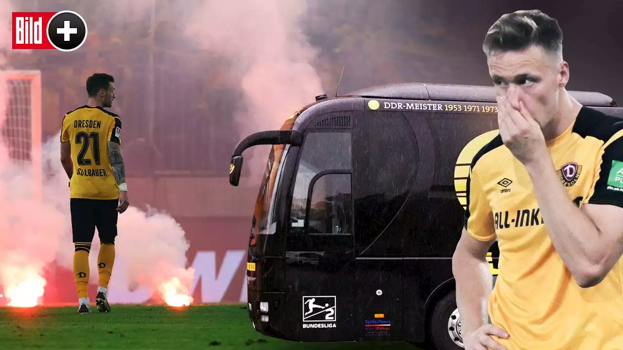 Dynamo Dresden: Fan-Skandal nach Abstieg – Idioten stürmen Team-Bus & Kabinentrakt