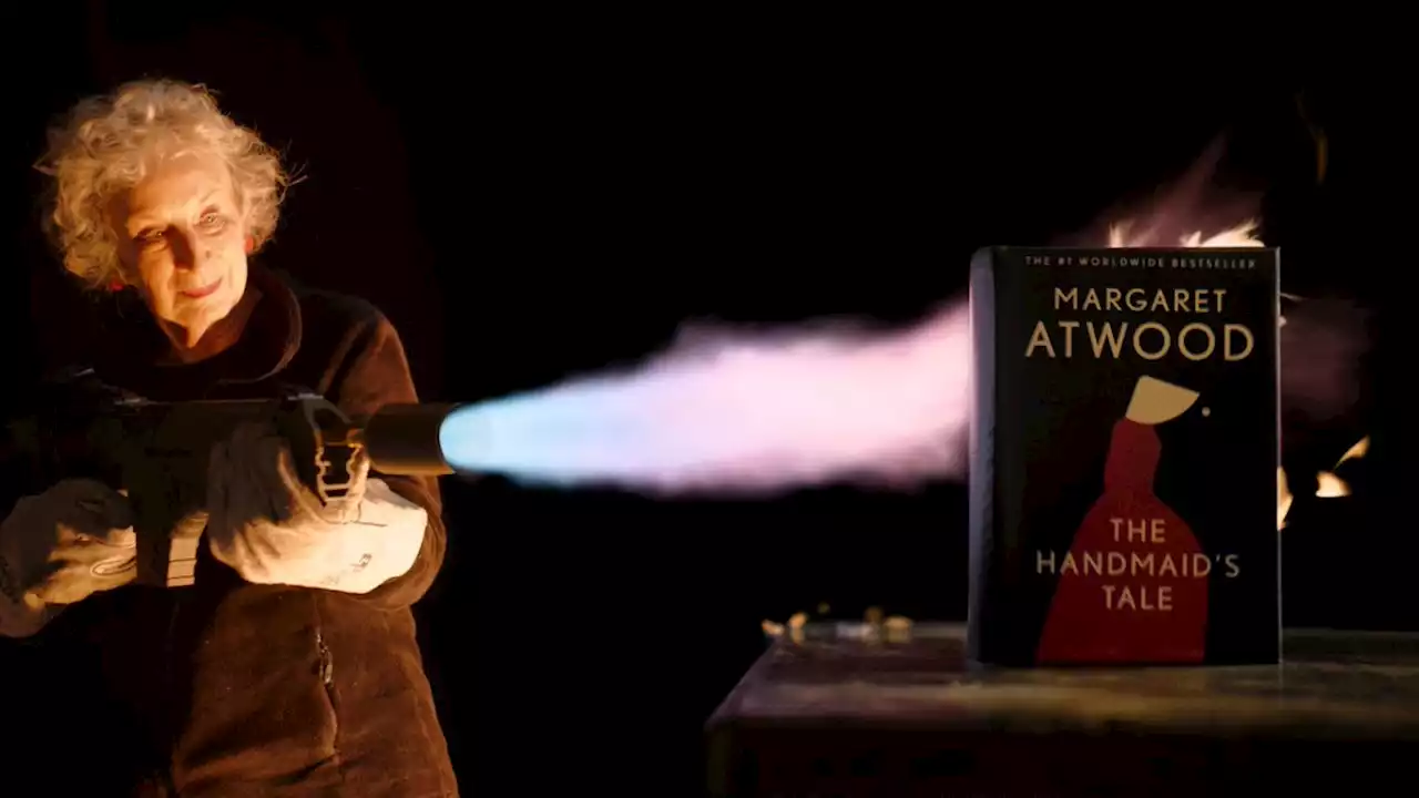 Margaret Atwood protests book bans with 'unburnable' copy of 'The Handmaid's Tale' | Engadget