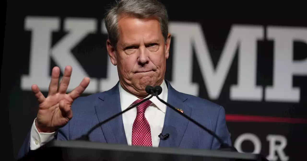 'Our battle is far from over': Gov. Brian Kemp celebrates victory in Georgia race