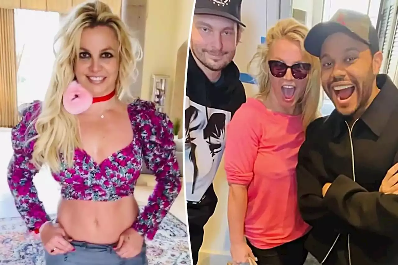 Britney Spears meets with ‘Euphoria’ creator Sam Levinson and The Weeknd