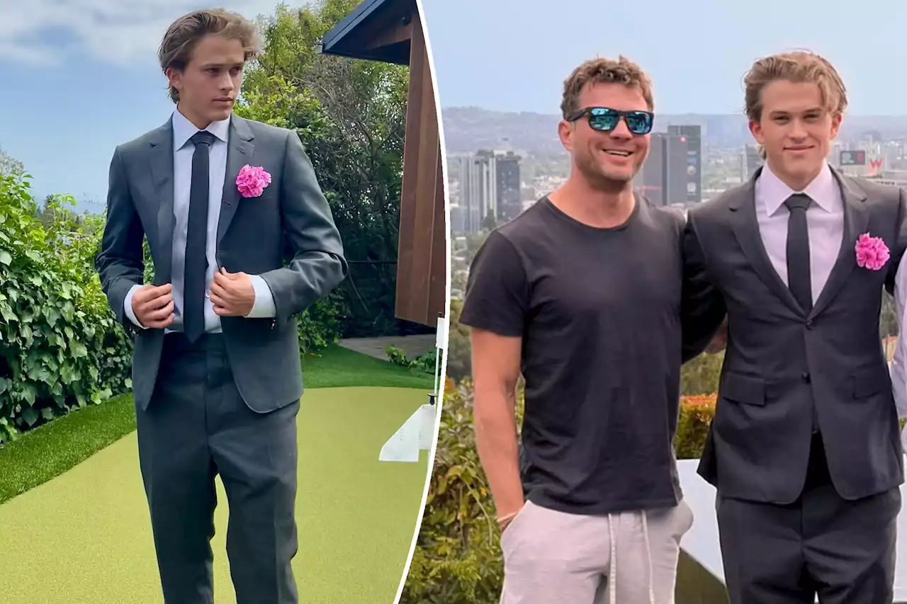 Ryan Phillippe sends his and Reese Witherspoon’s son, Deacon, to prom