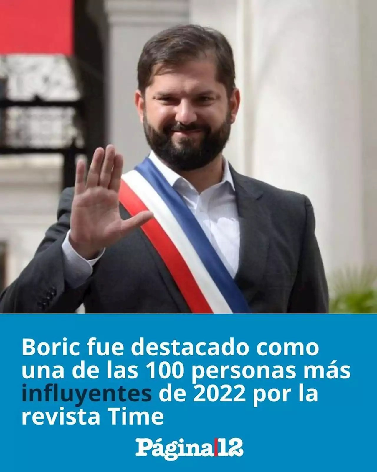 Boric entre los más influyentes | La revista Time lo nominó en su lista de los cien