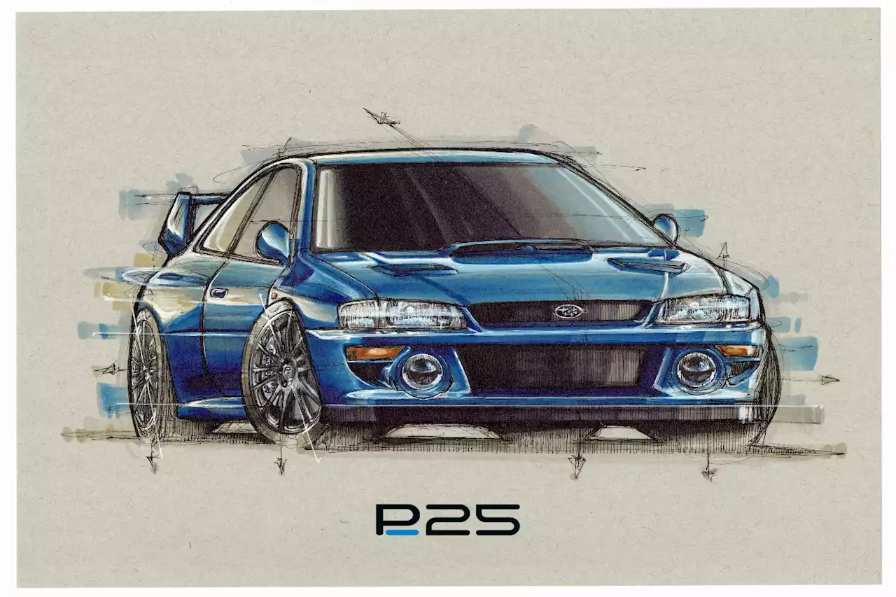 New Prodrive P25 reimagines Impreza 22B