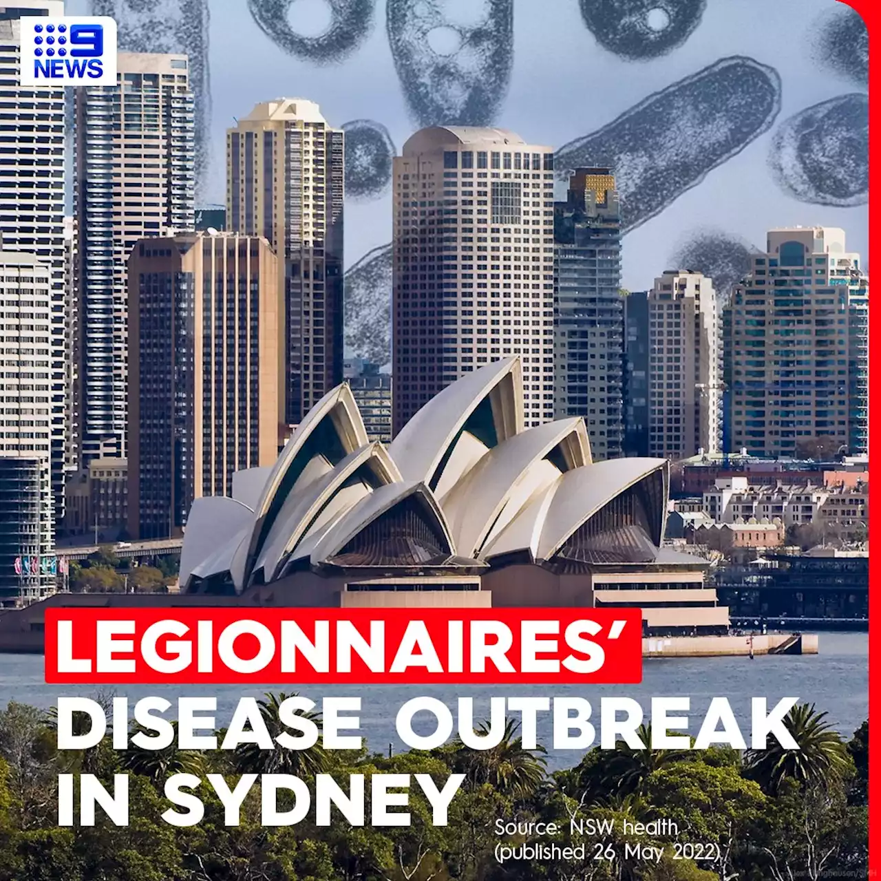 Health warning issued after Legionnaires' disease outbreak in Sydney