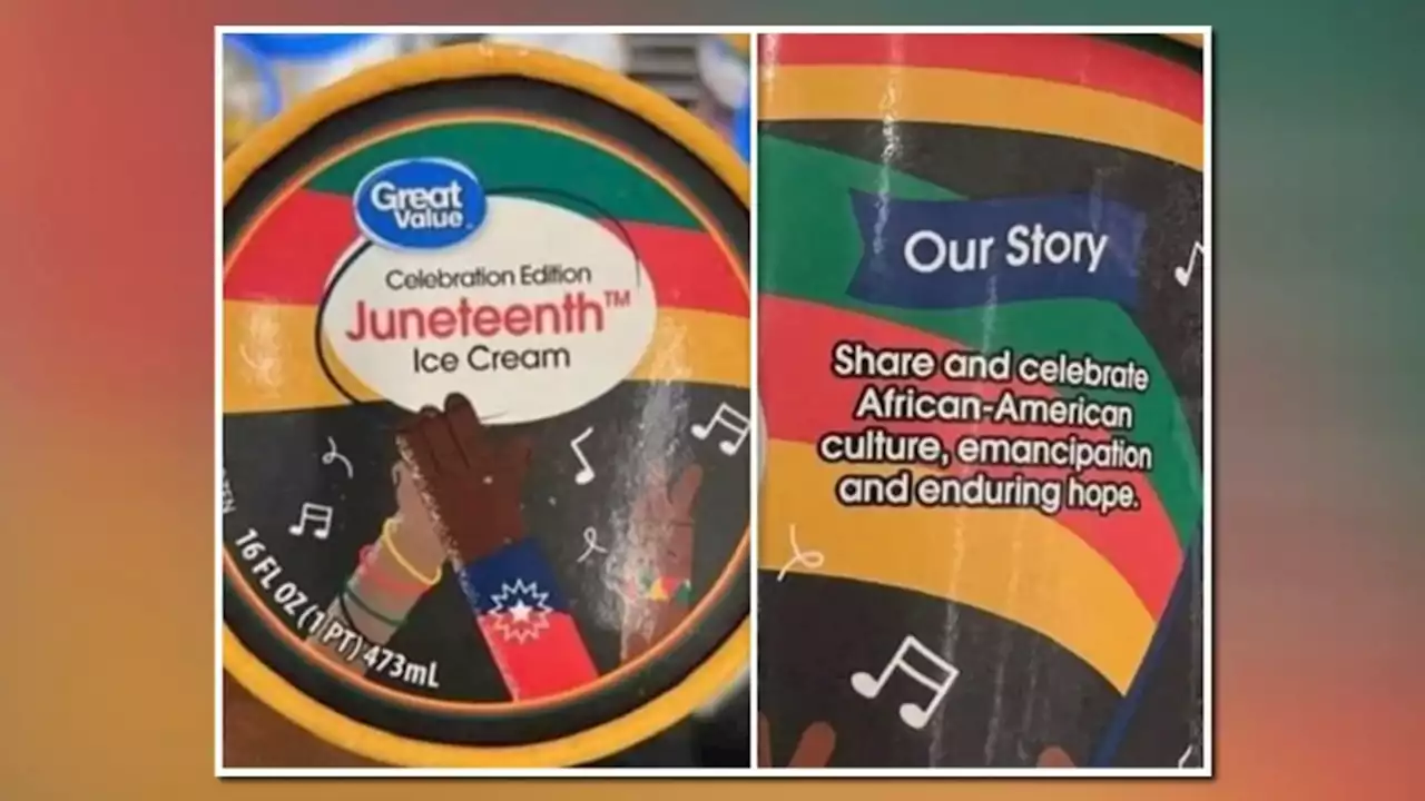 Walmart apologizes for selling Juneteenth ice cream