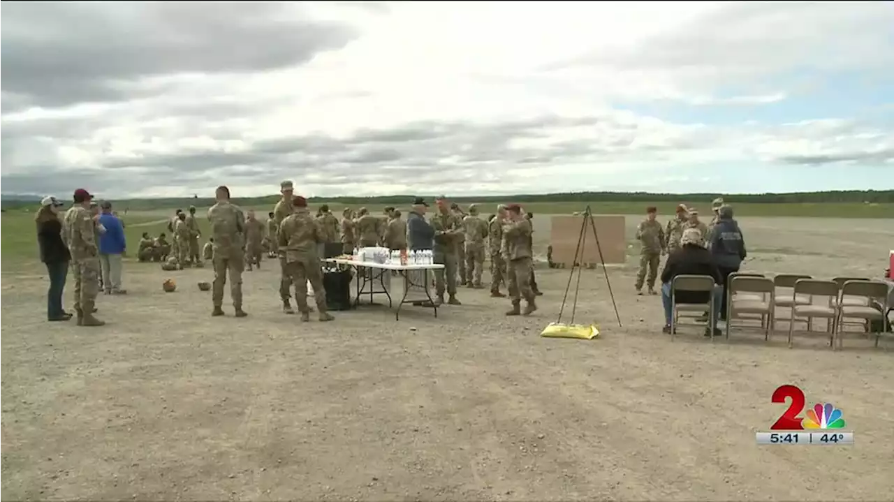 Honoring 77 fallen paratroopers, Spartan Brigade conducts memorial jump at Malamute drop zone