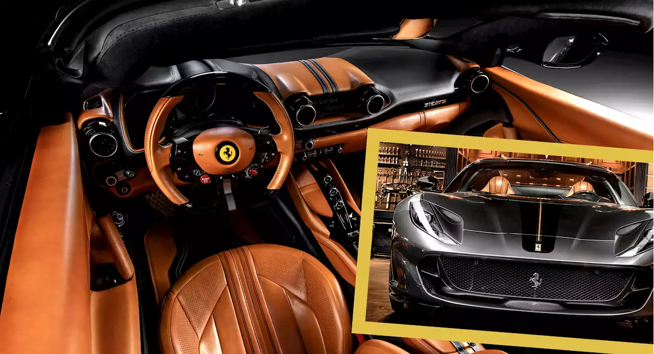 Carlex Design Leathers Up Ferrari 812 GTS In Kudu And Buffalo Hides | Carscoops