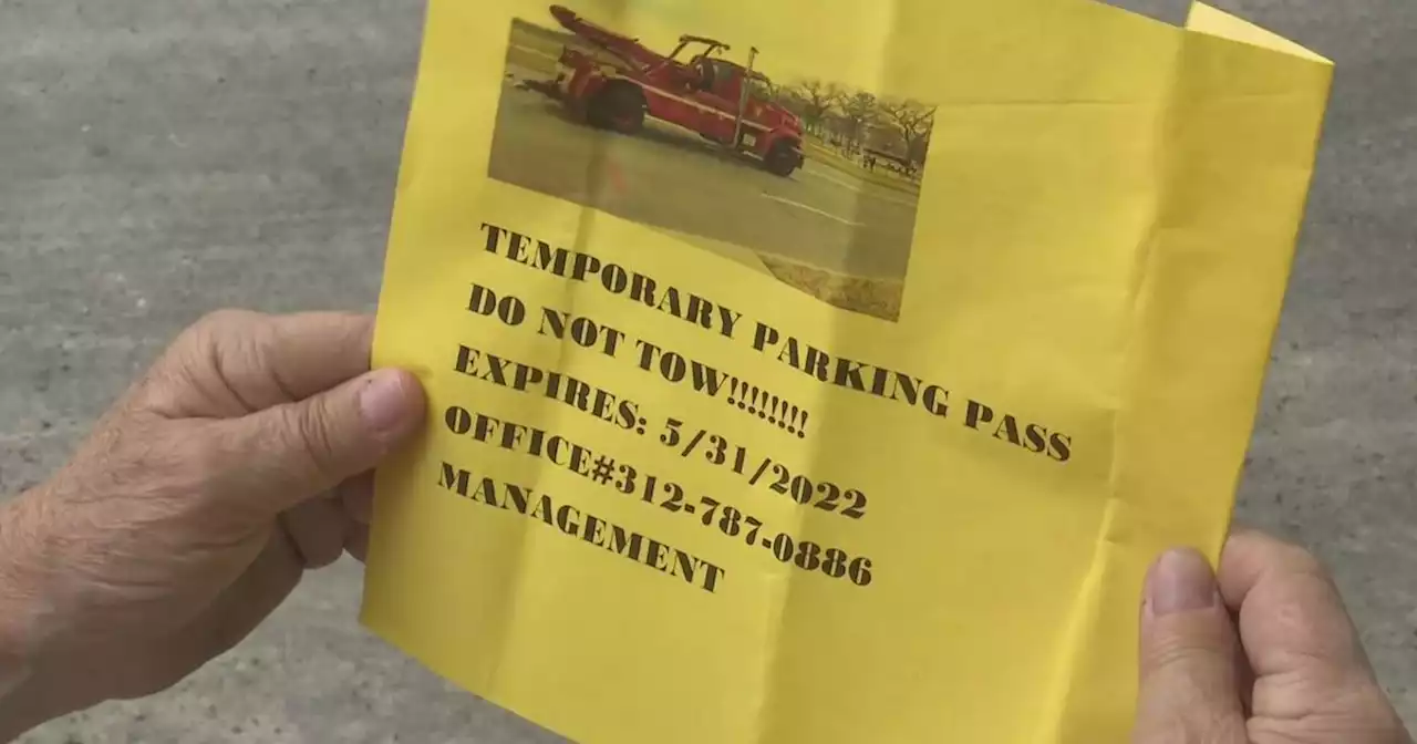 'I'm very upset': Senior citizen fighting tow bill despite having parking permit from HHDC management