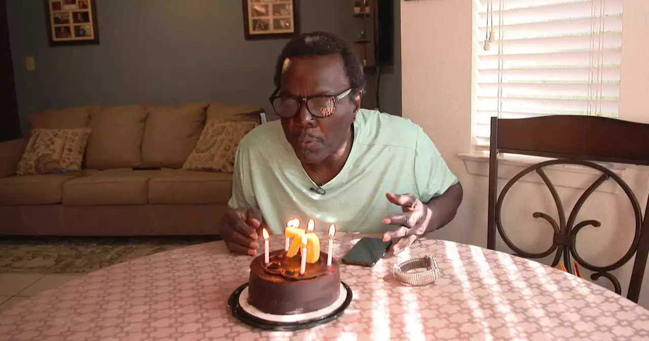 Man freed from prison has his first birthday cake in 44 years