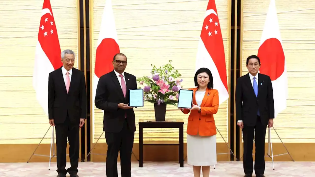Singapore, Japan ink agreements on promoting start-ups, digital transformation for governments