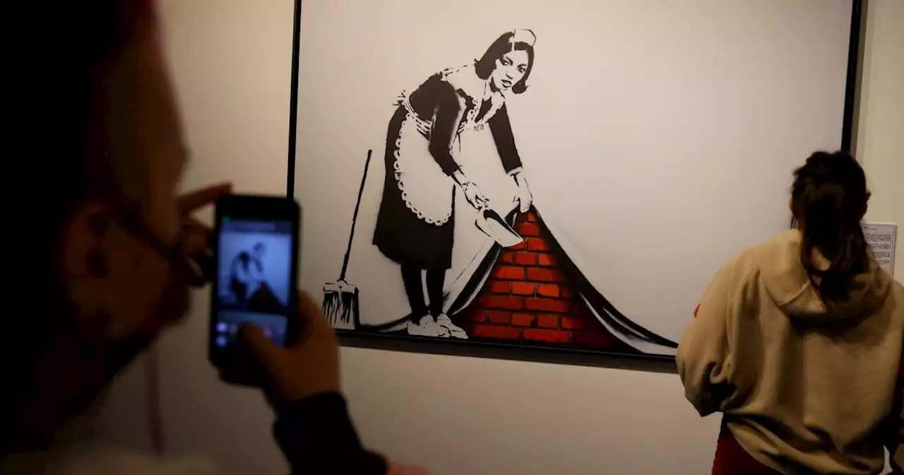 'El arte de Banksy; sin límites' una expo con más de 160 obras, murales, esculturas e instalaciones, inicia un periplo por Latinoamérica