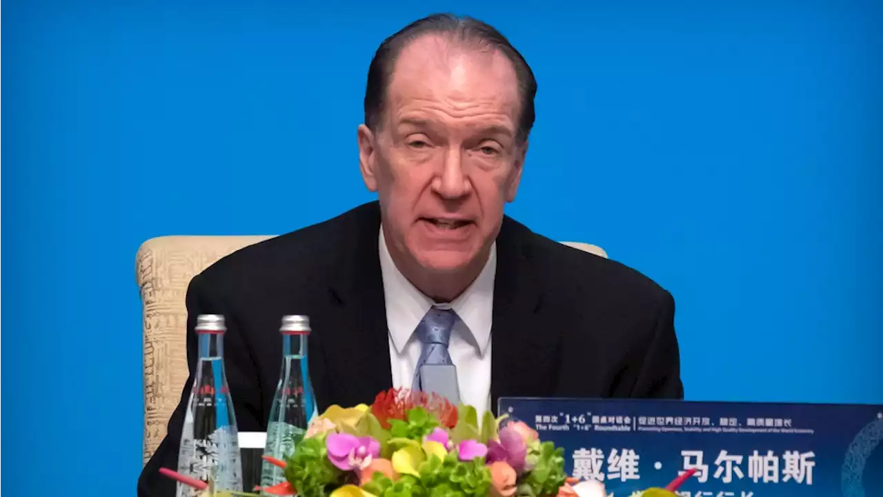 World Bank's Malpass says war in Ukraine may trigger global recession