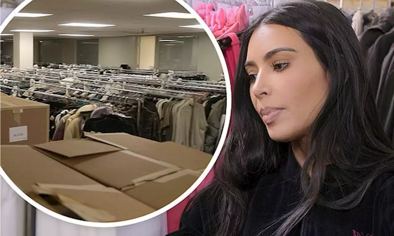 Kim Kardashian visits archive of 30,000 outfits after Kanye West split