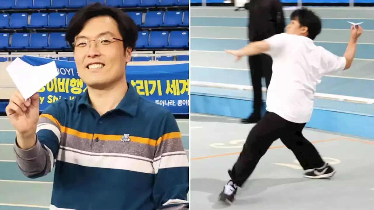 252 feet and 7 inches: Epic paper airplane throw in Asia shatters Guinness World Record