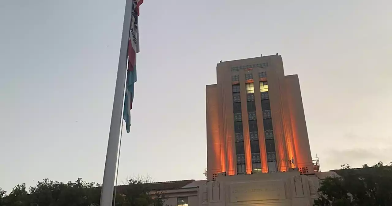 Flags lowered to half-staff at County Administration Building after Texas school shooting