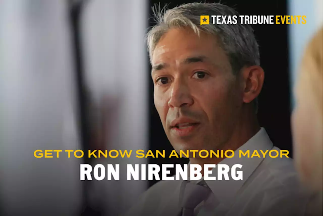 San Antonio Mayor Ron Nirenberg says state leaders, not locals, can prevent mass shootings